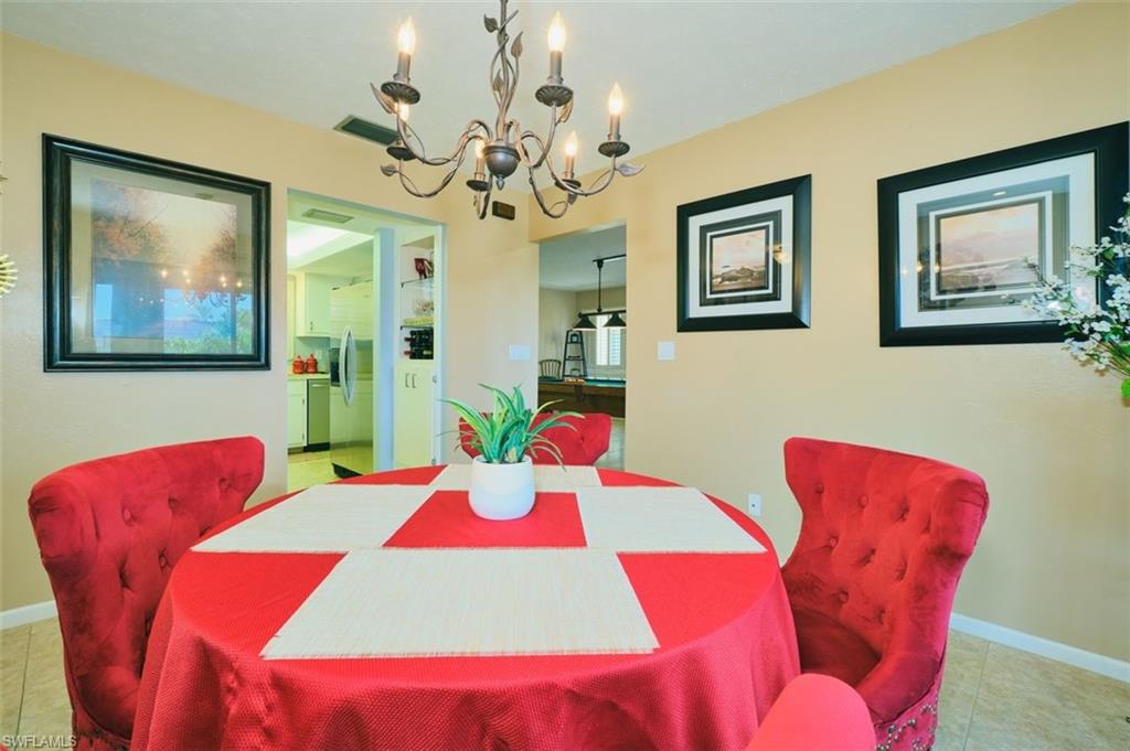 Another view of the Dining Area.  Doorway to the right leads to the living area.  To the left is the kitchen.