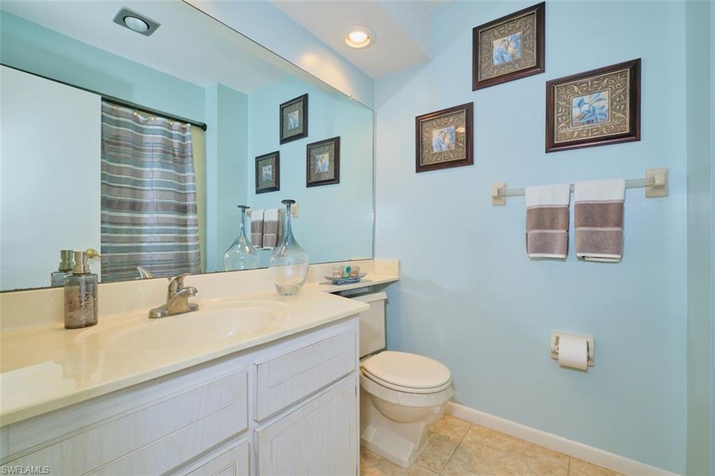 Second bathroom.  What you see if what you get when you purchase a turn-key condo/house.