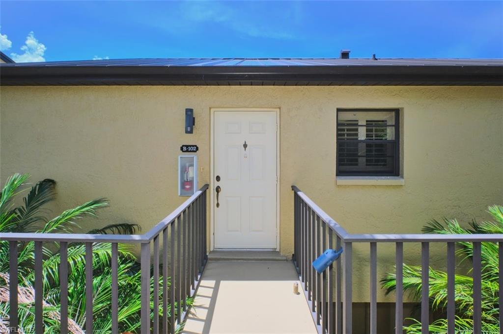 Entry to your second floor furnished Florida condo.  1905 SE 49th Terrace, #102, Cape Coral!