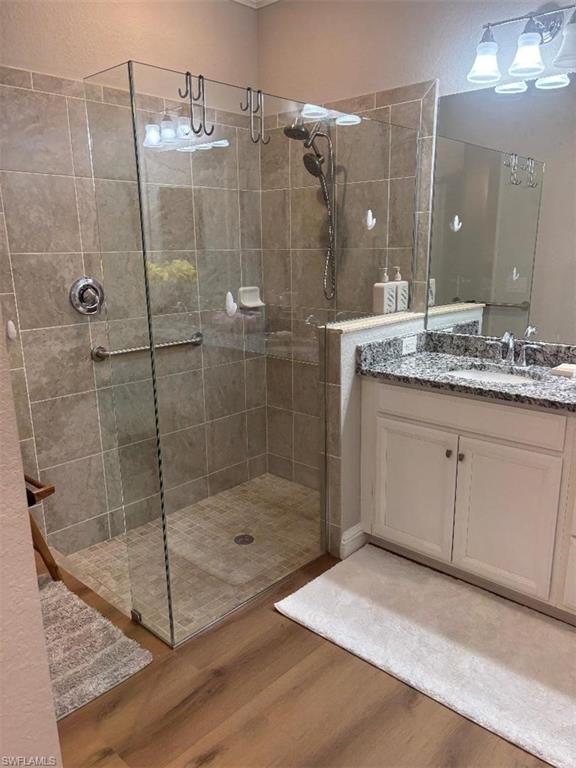 Master bathroom large walk-in shower