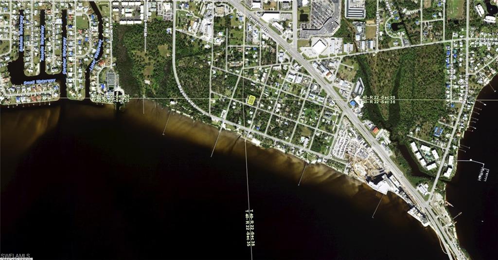 Aerial Property Map. Displaying the property’s geographical location and surrounding infrastructure