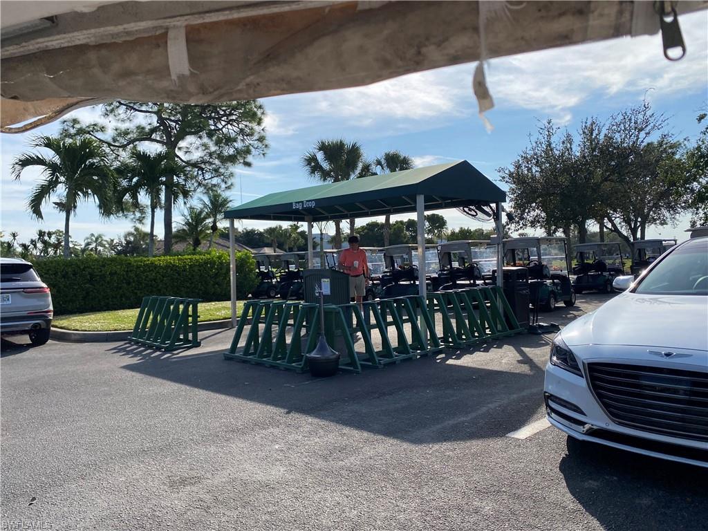 Bag drop off area