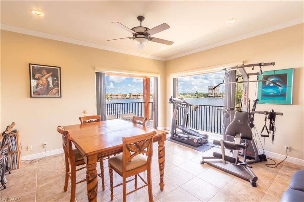 Upstairs flex space. Fantastic view of the basin. Sliders to wrap-around balcony.