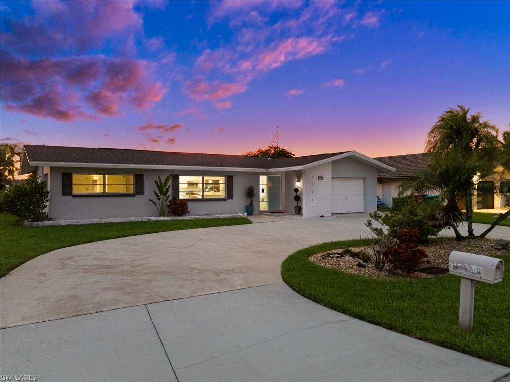 Welcome home in the evening