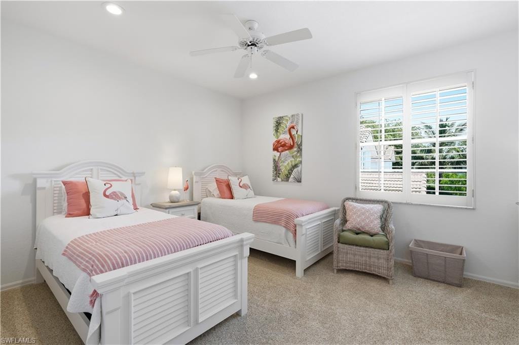 Den/flex space currently being utilized as a guest bedroom.