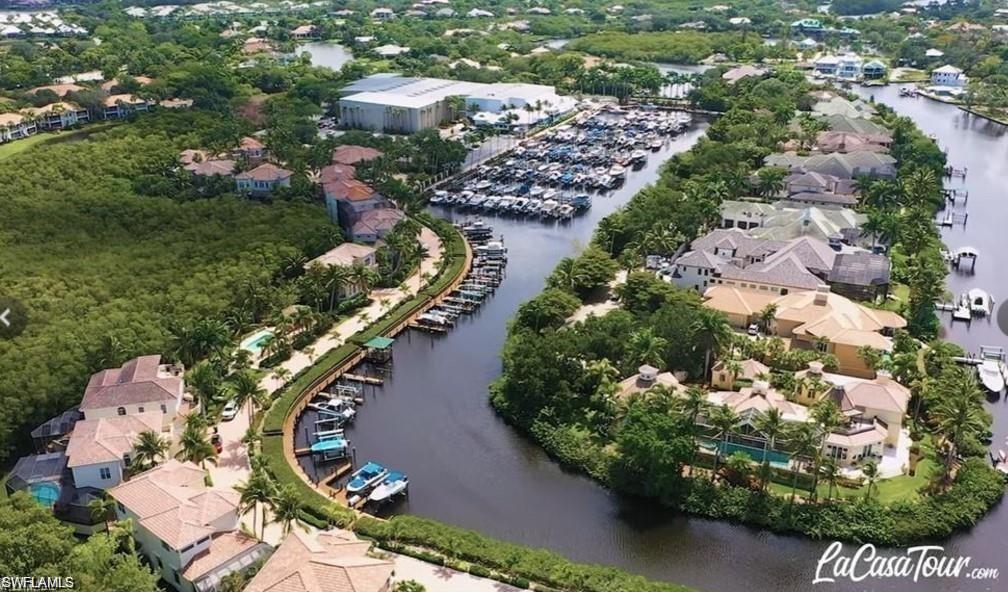 Bonita Bay's marina where you can dine at Backwater Jack's world famous restaurant!