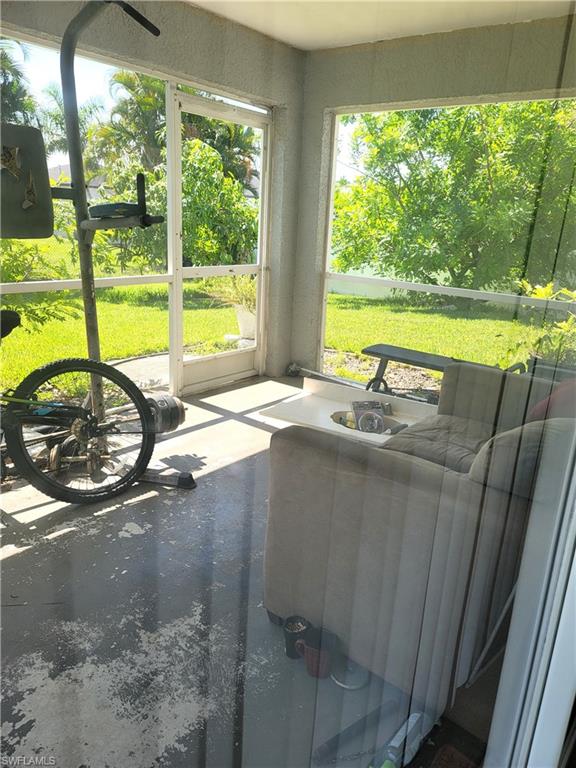 Screened lanai