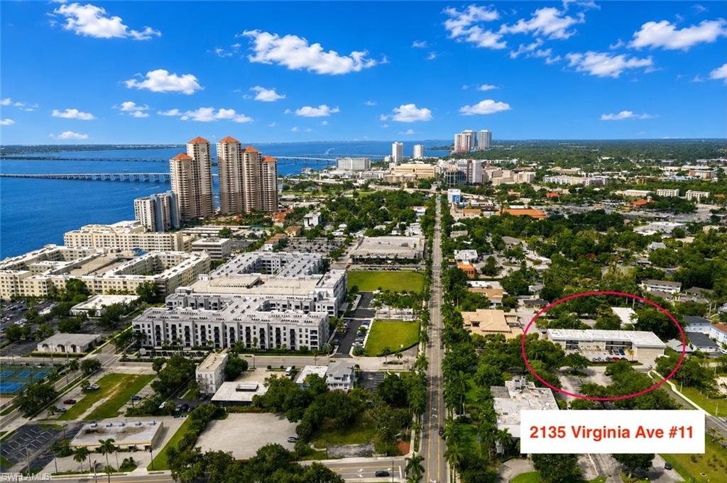 Aerial view of Downtown Fort Myers