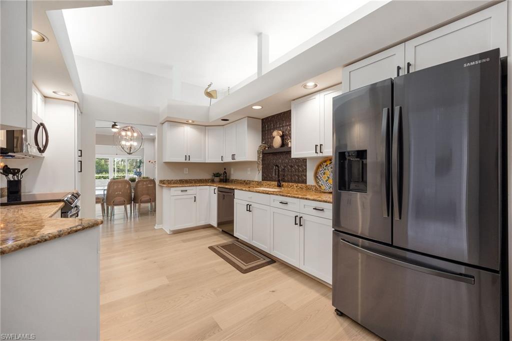 View of Dining/Living Space from the Kitchen.