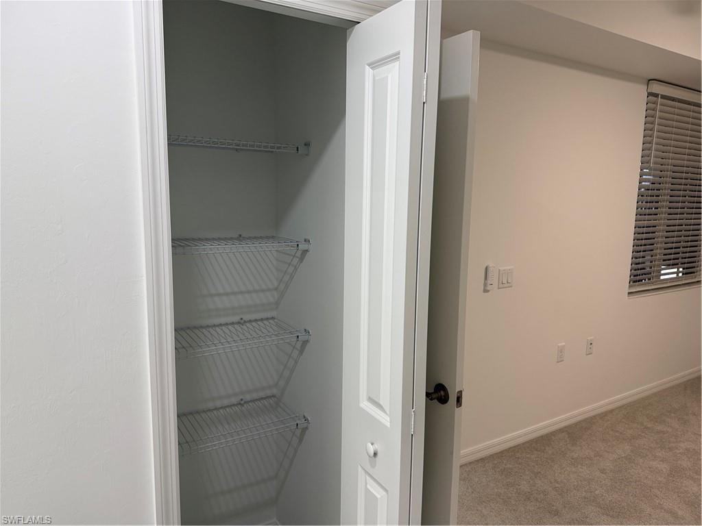 Closet for storage in Primary Bedroom