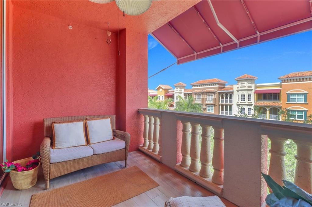 Balcony with a residential view
