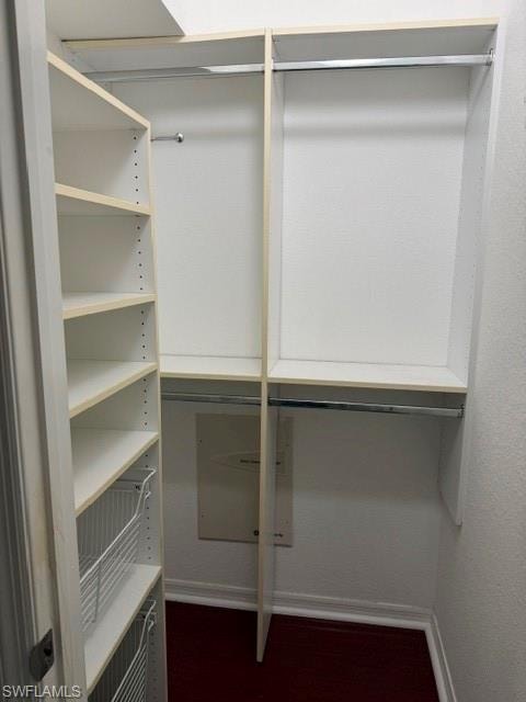 Master bedroom walk-in closet