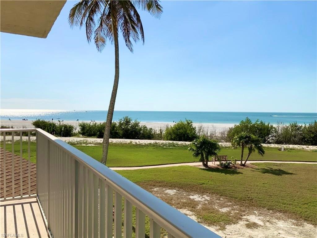 View of beach and gulf