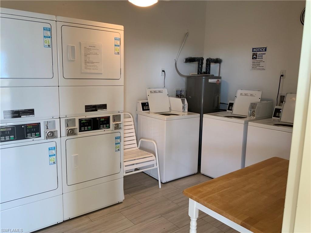 All 3 buildings have large laundry room ground floor