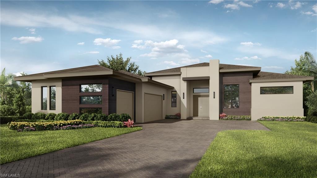 Rendering of completed home.