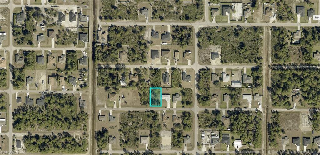 Aerial Property Map. Illustrating the property's location within a residential area