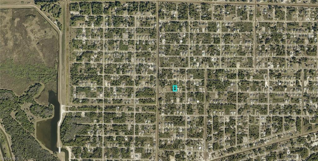 Aerial Survey. Illustrating the property's location within a developed area