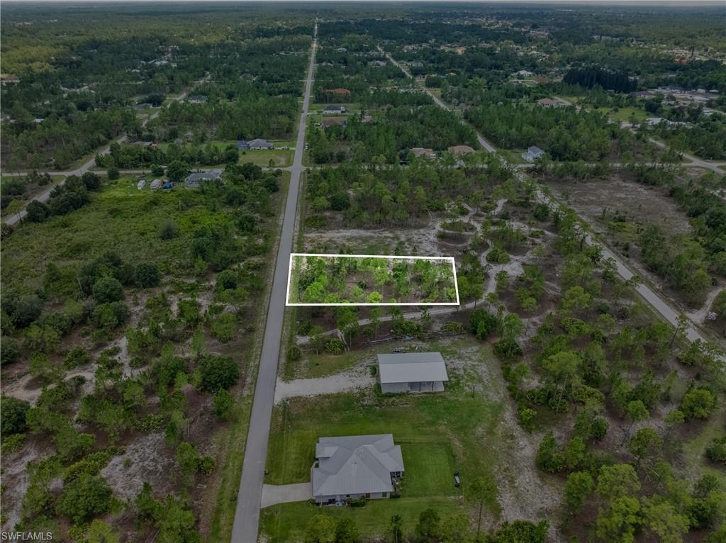 Wooded lot with established trees and direct road frontage