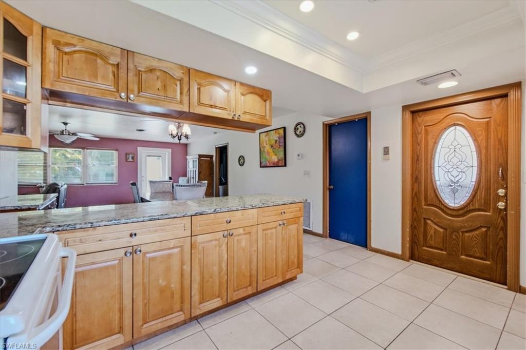 Spacious countertops