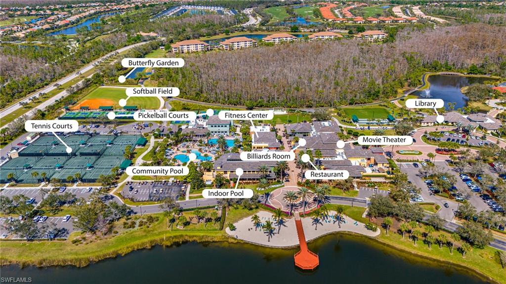 Town center with amenities for all interests.