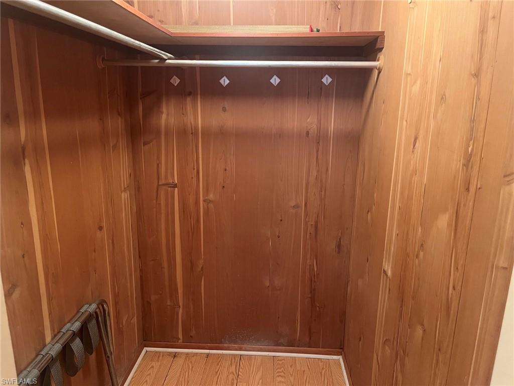 Walk in closet in Guest Bedroom