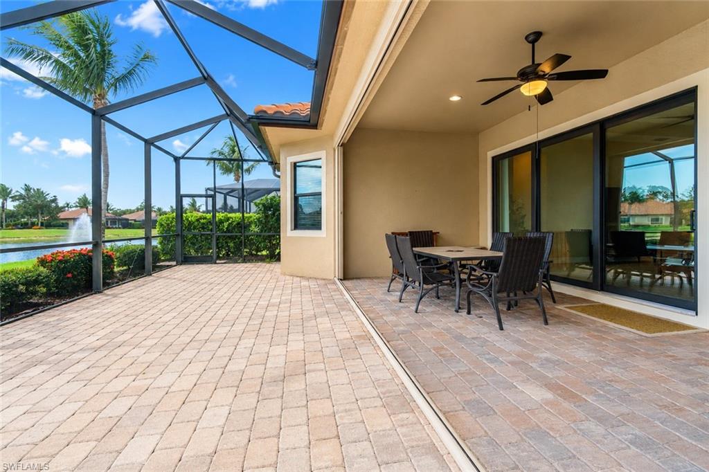 Large screen lanai with beautiful water views