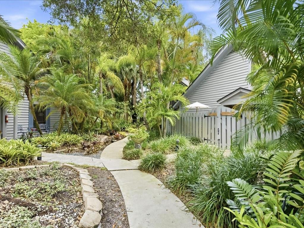 Landscaped pathway walking to your front entrance