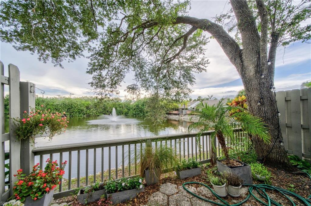 Stunning lake view from the patio