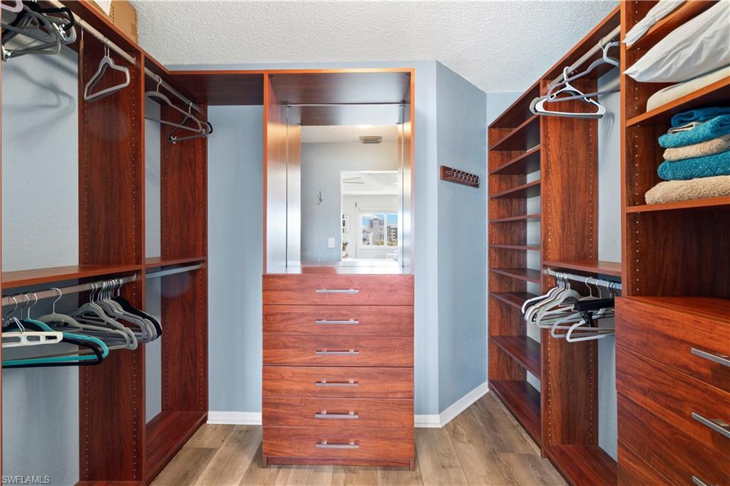 Primary closet (another one in the bathroom)