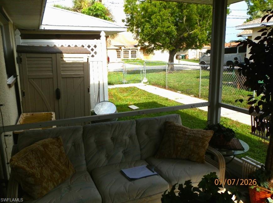 Screened Patio SE View
