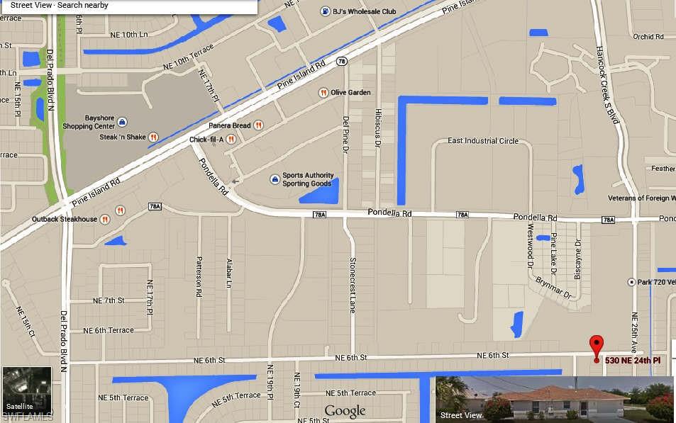 2410 and 530 Duplex Location in Cape Coral 33909