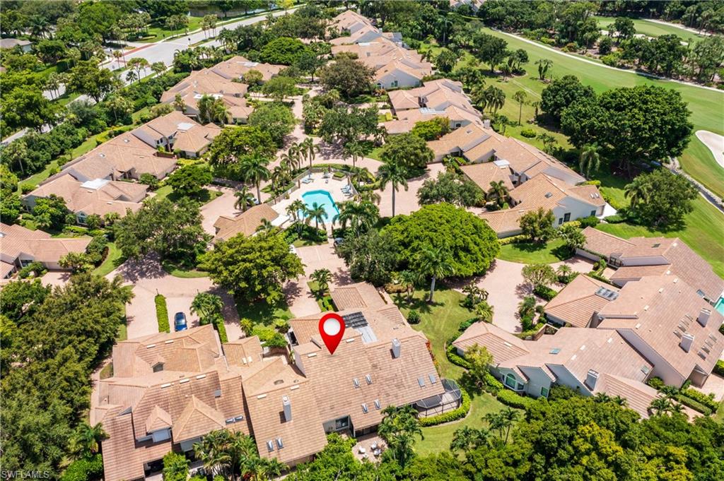 Aerial View within community of Villas at Pelican Bay