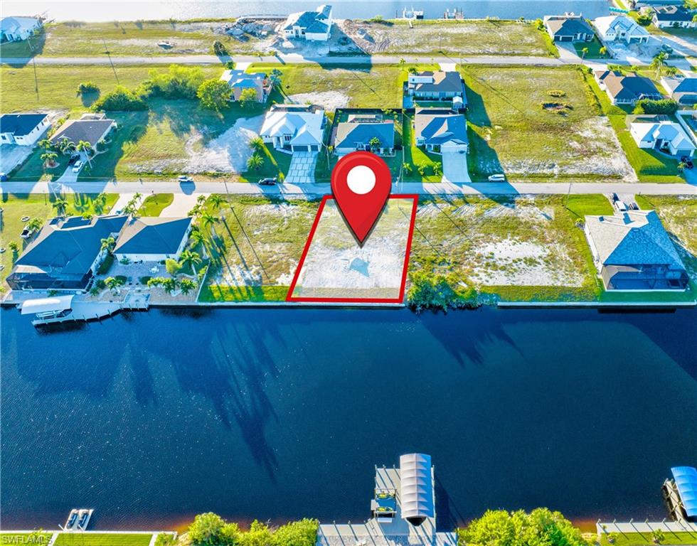 Waterfront residential lot with direct canal access