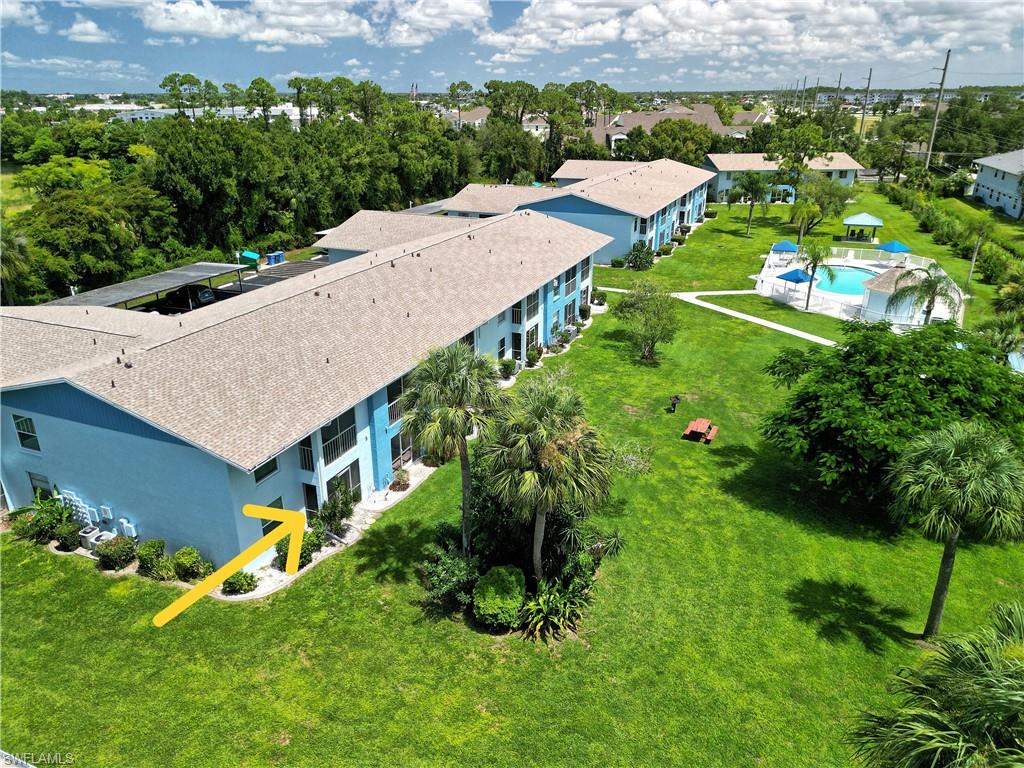 Your unit is the perfect distance from the community pool
