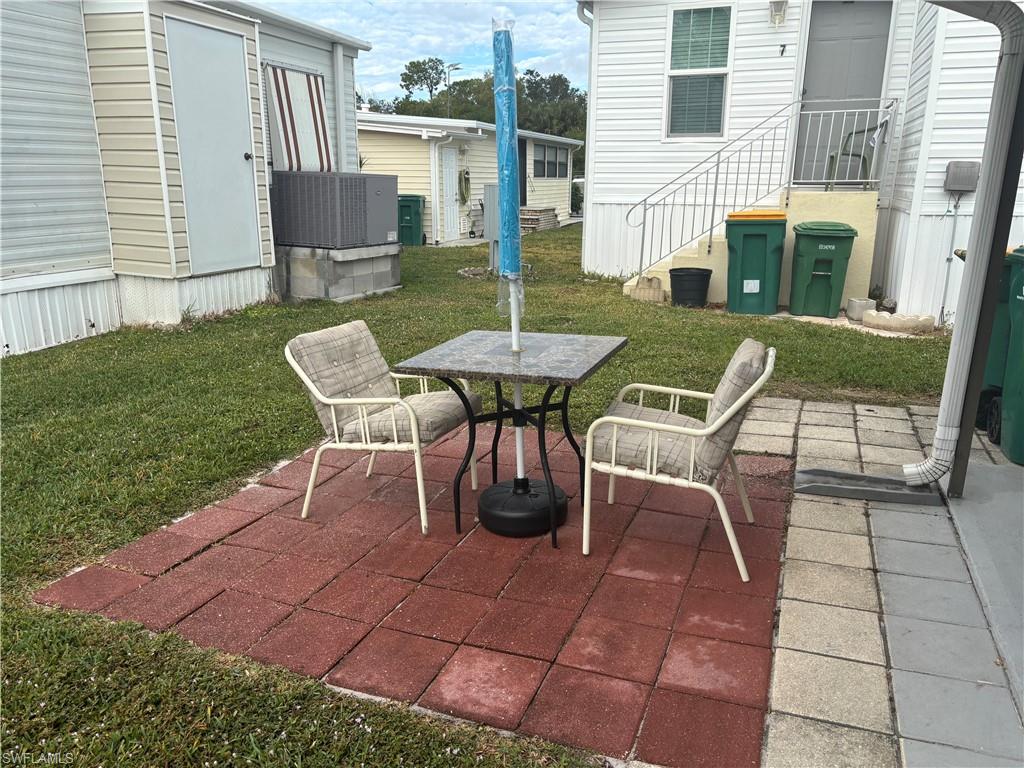 View of patio
