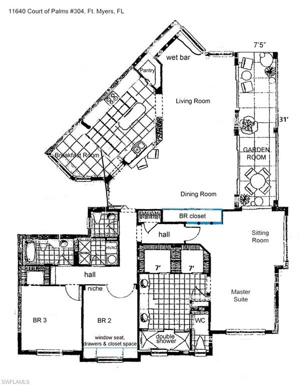 This is the floorplan with the changes made.