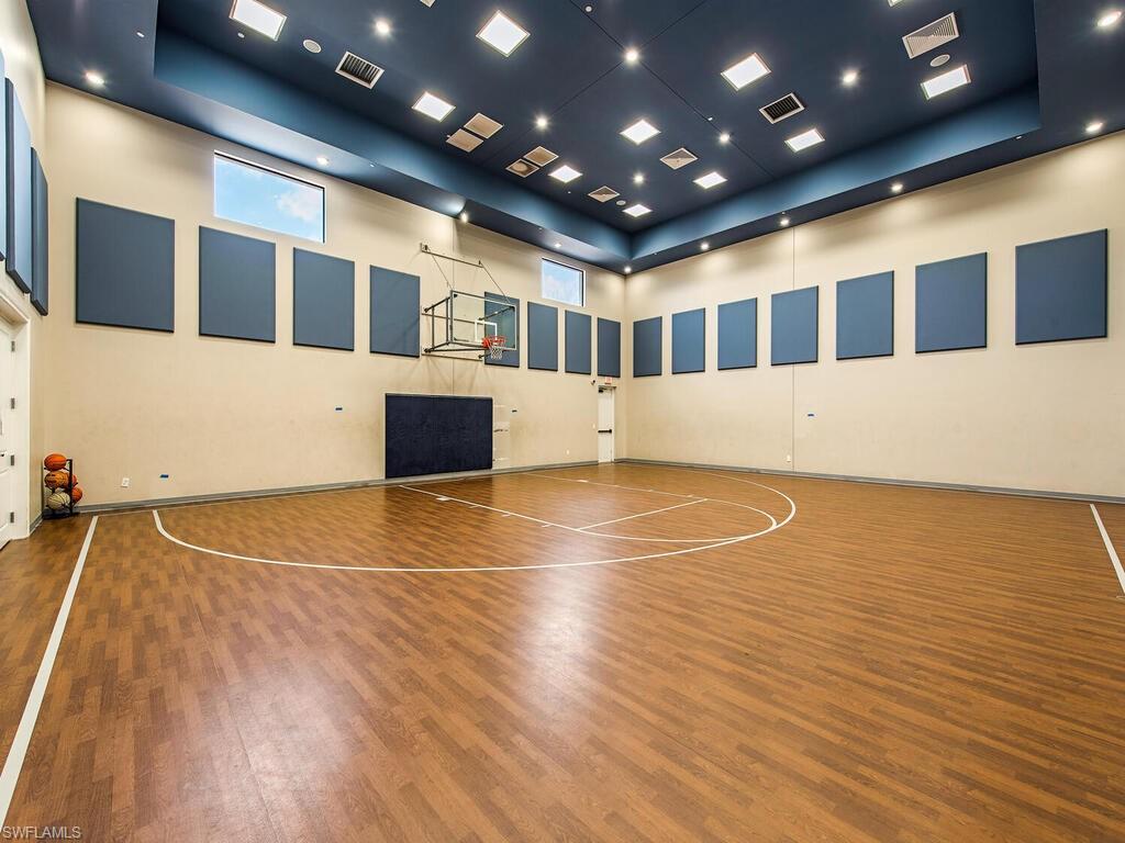 View of basketball court