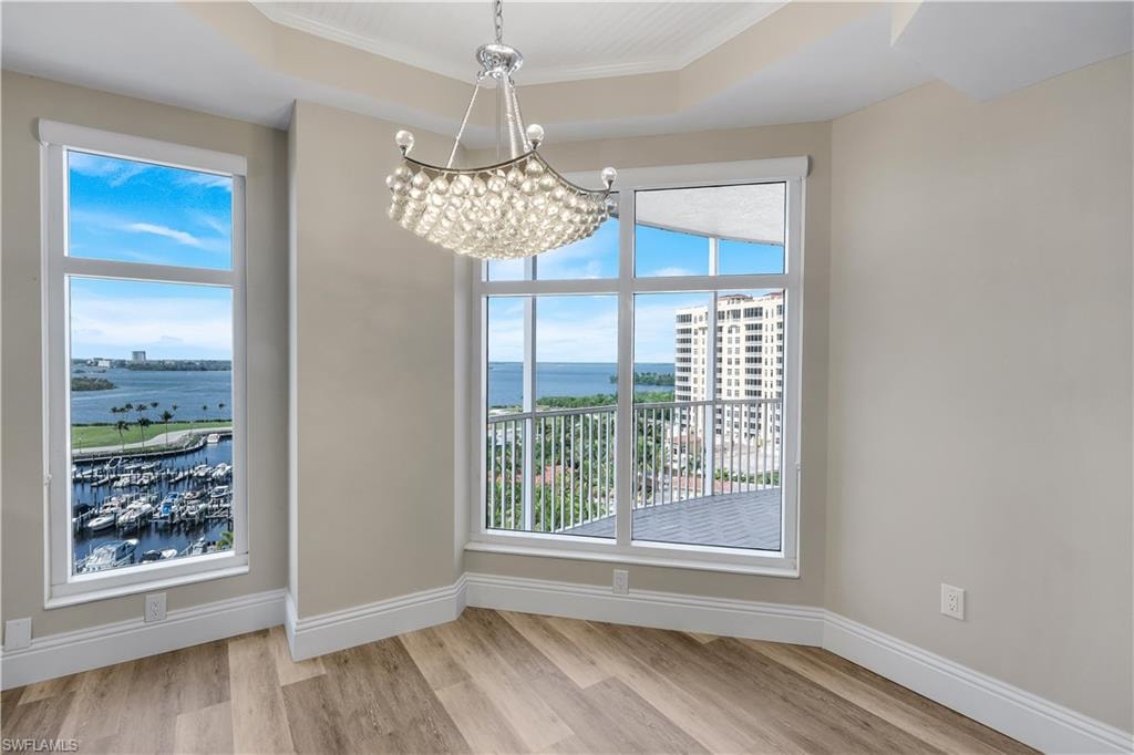 Waterfront views from the breakfast nook