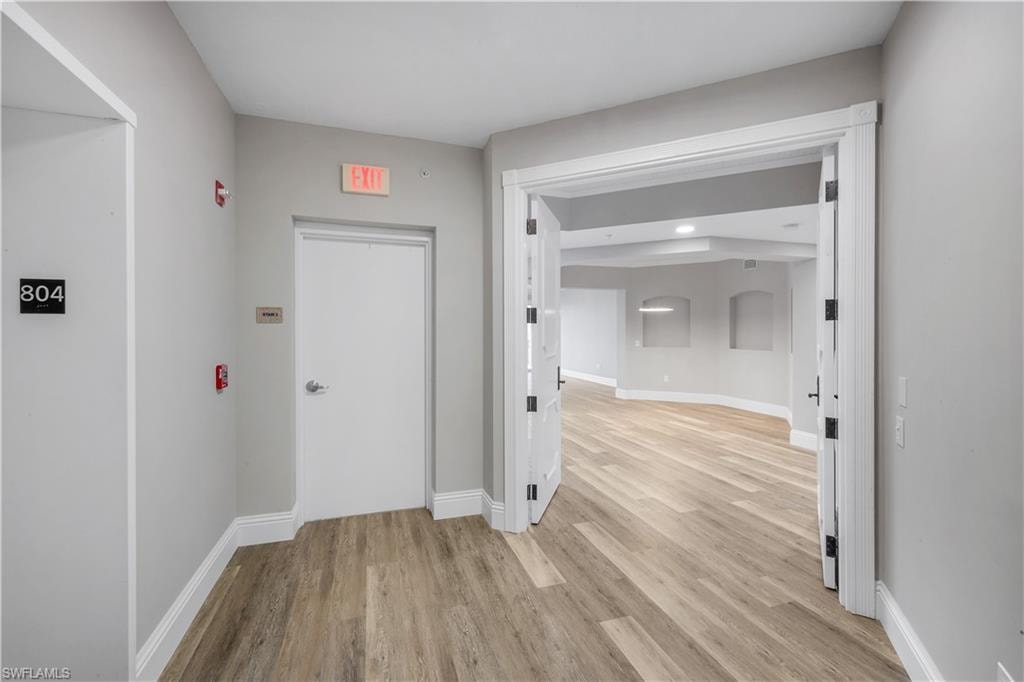Secure elevator entry into private foyer