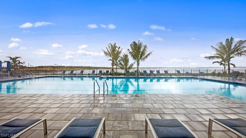 Lakefront Lap Pool outside of Exercise Room