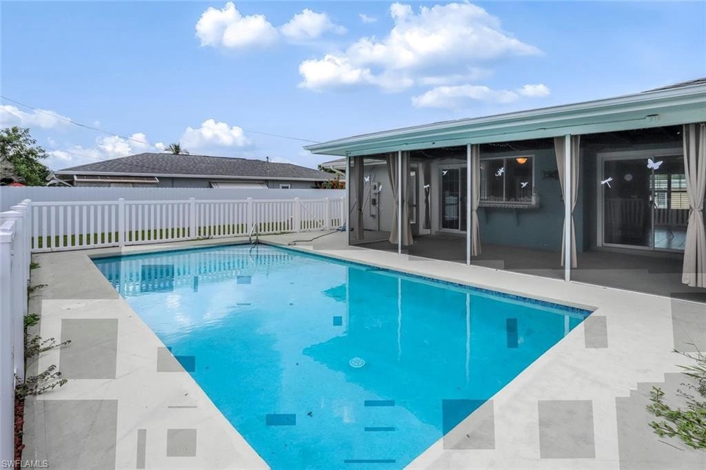 Fenced-in pool!