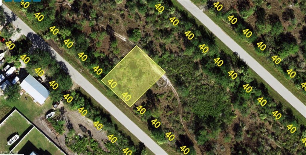 Property Survey Map. Indicating property dimensions and boundaries