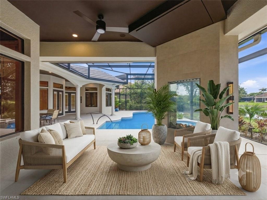 *Virtually Staged* Outdoor Living Area