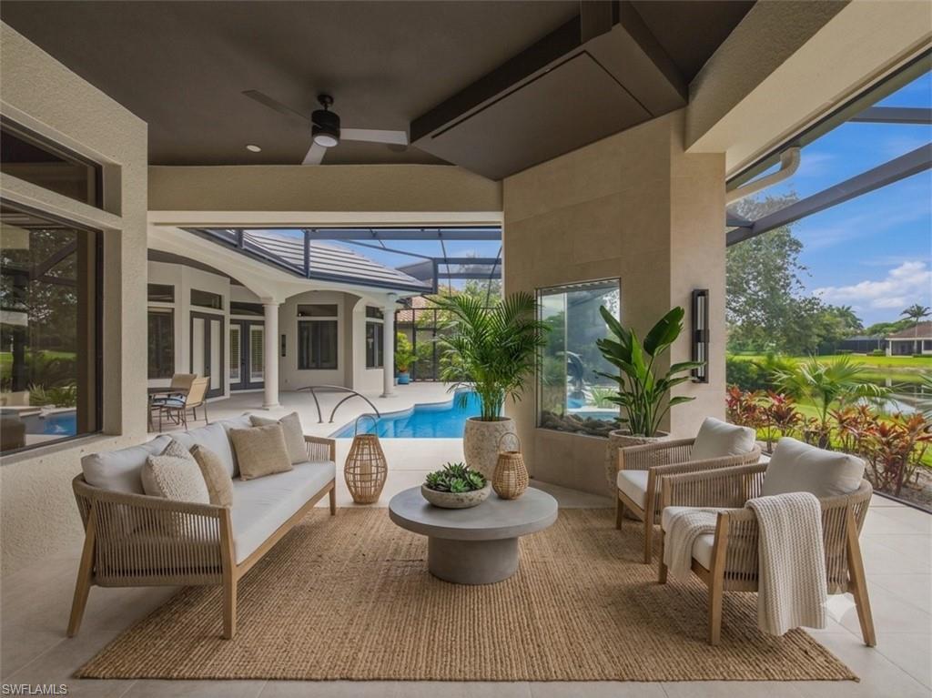 *Virtually Staged* Outdoor Living Area