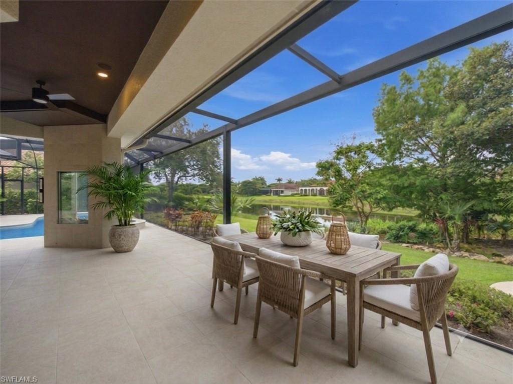 *Virtually Staged* Outdoor Dining Area