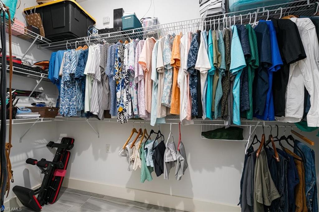 Walk-in His & Her's Closets in Master Suite