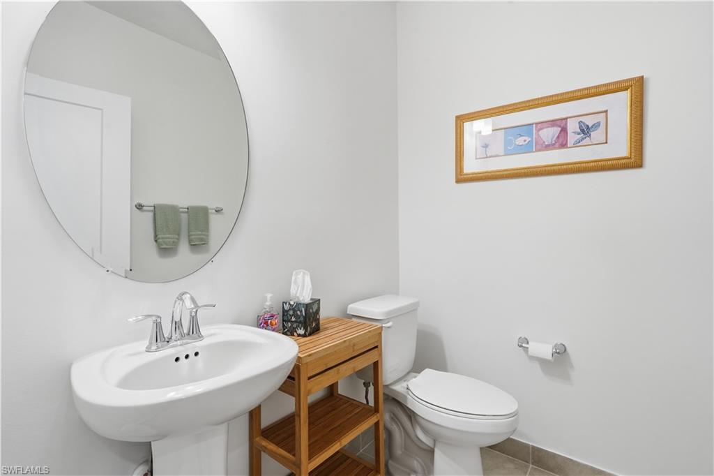 Guest powder room.