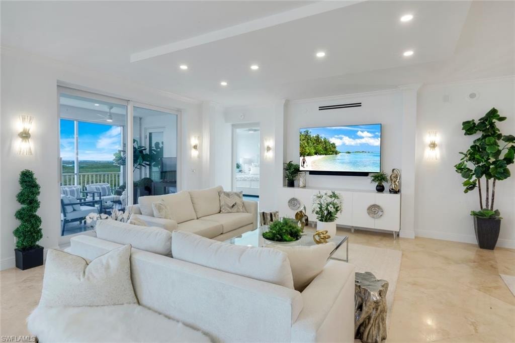 Great Room with Panoramic Water Views