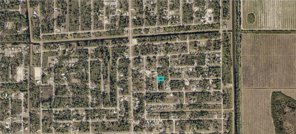 Aerial Map. Depicting the property within a larger area