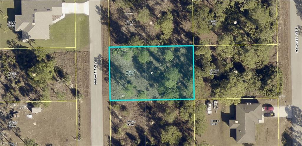 Aerial Property Survey. Indicating the parcel boundaries and surrounding properties